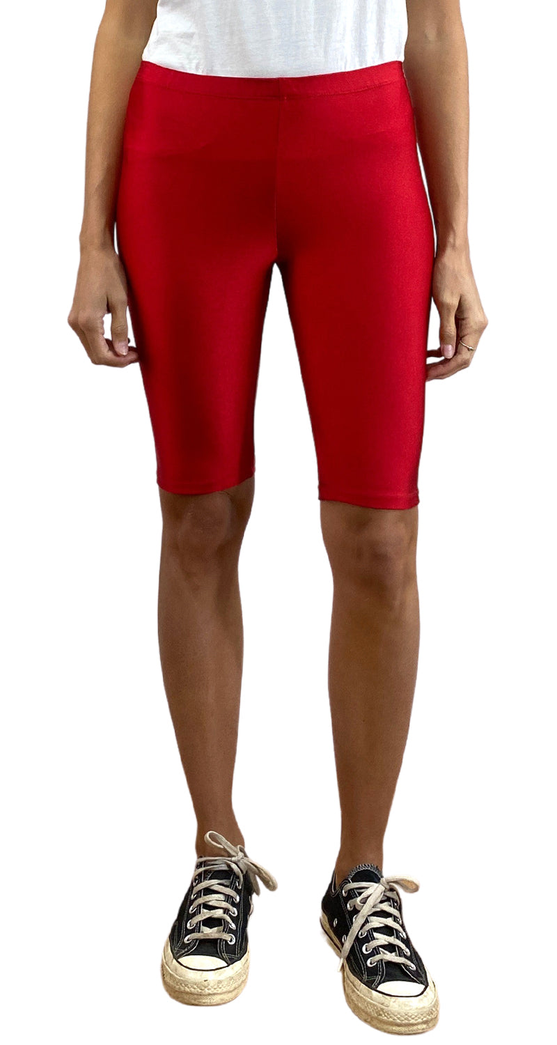 Short Biker Rojo