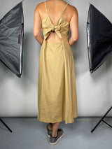 Vestido Lino Café