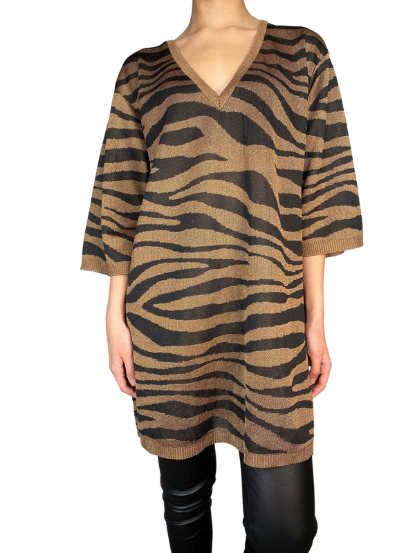 Polera Larga Tejida