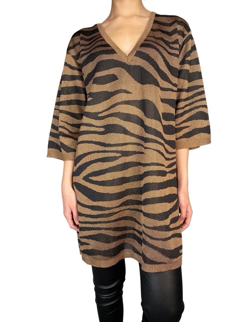 Polera Larga Tejida