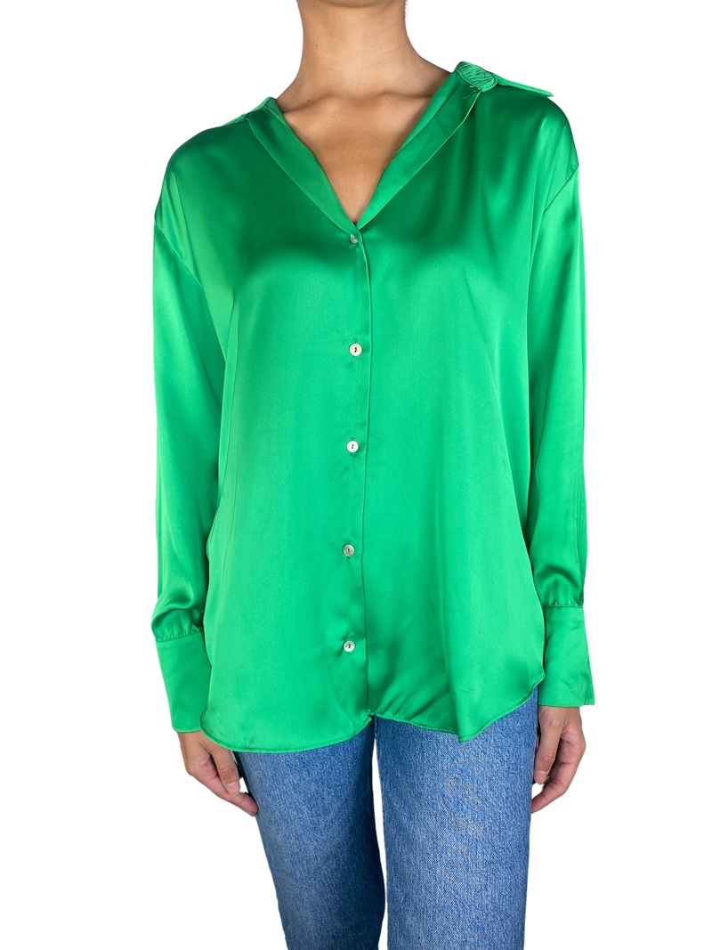 Blusa Esmeralda Satinada