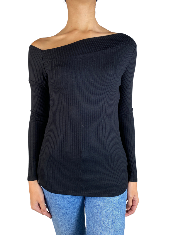 Sweater Rib Negro