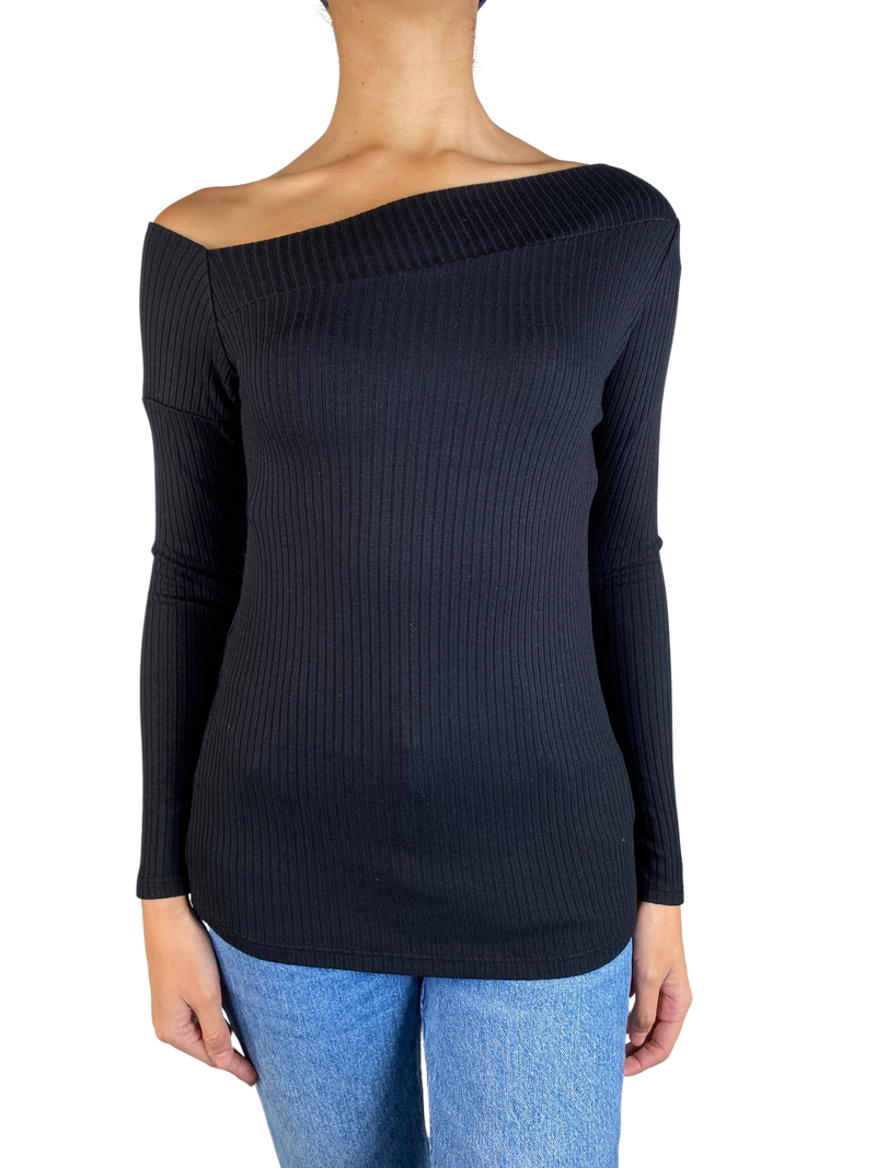 Sweater Rib Negro