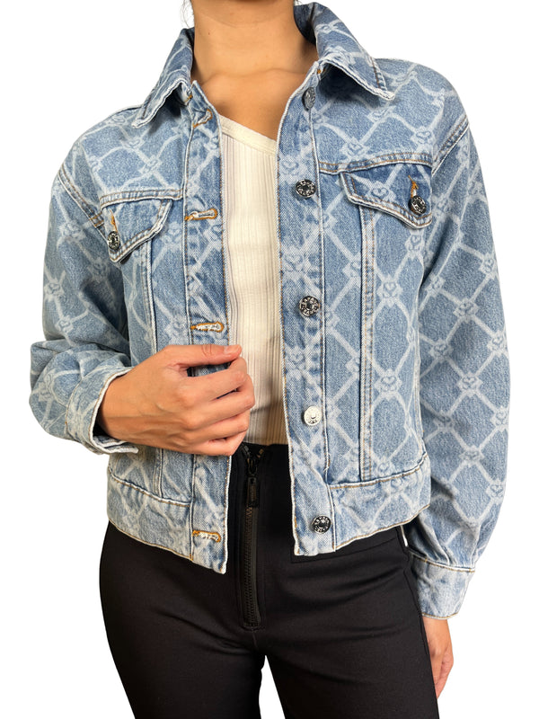 Chaqueta Jeans Estampada