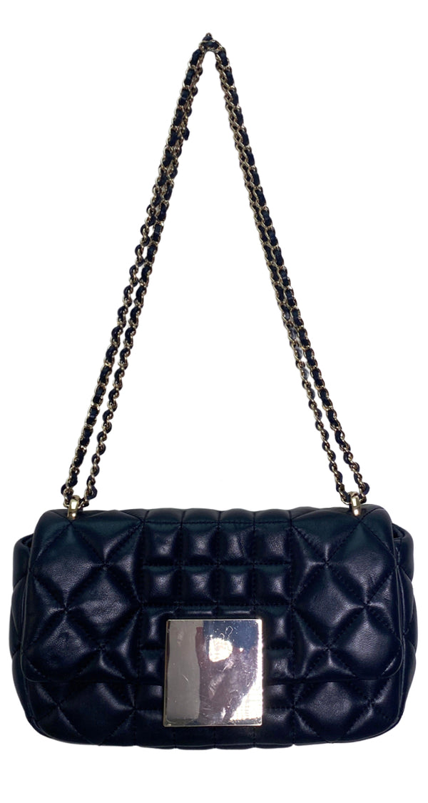Cartera Cuero Acolchada