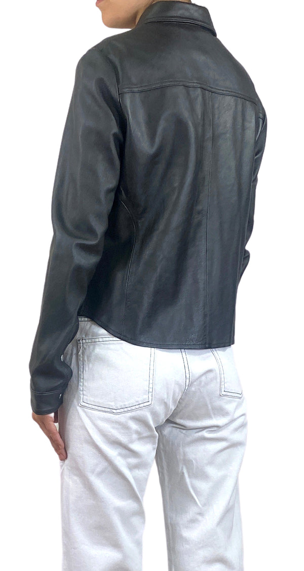 Camisa Owl Cuero