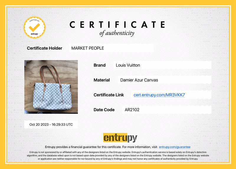 Cartera Totally MM Damier Azur