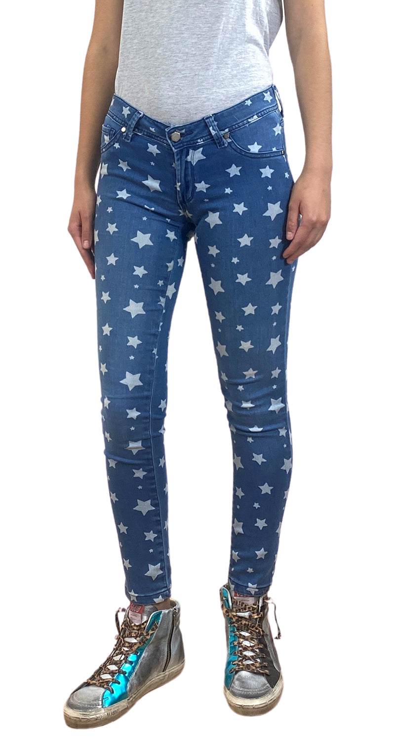 Jeans Queen Blue Stars