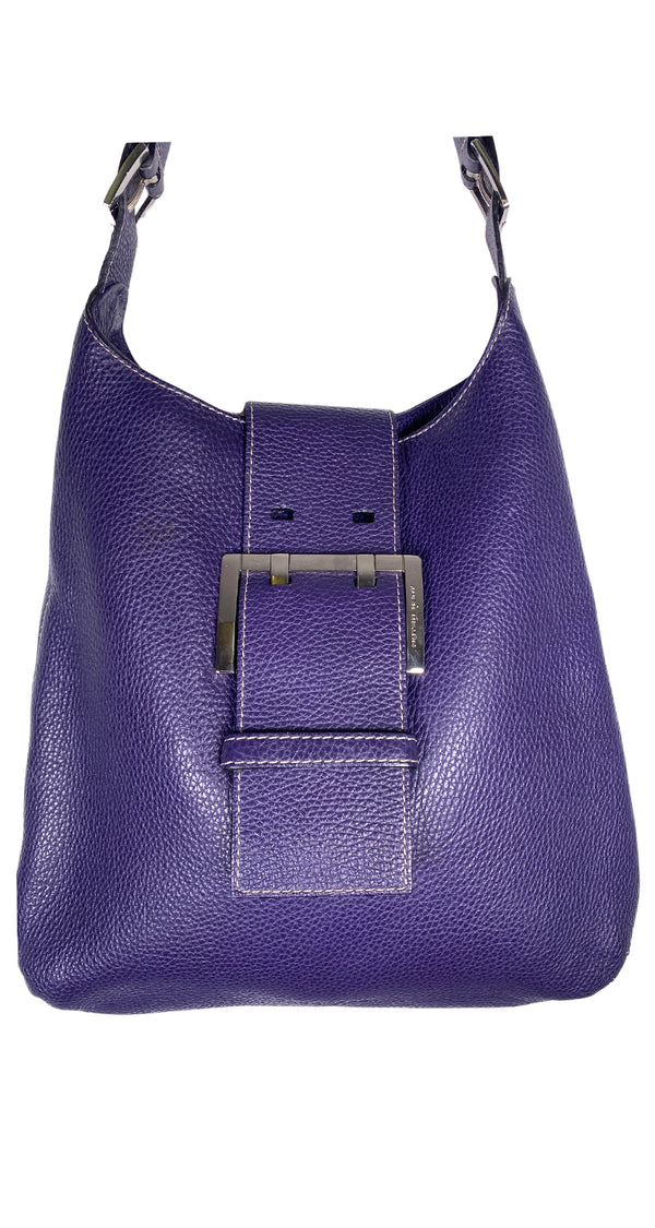 Bolso Morado Cuero