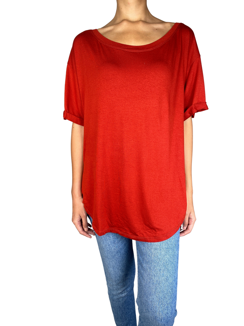 Polera Simona Crep Copper