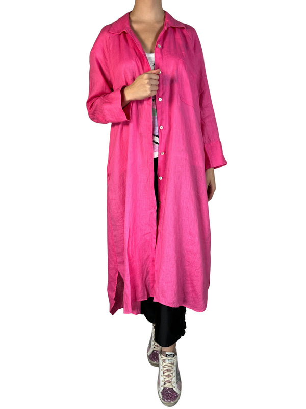 Vestido Camisero Lino