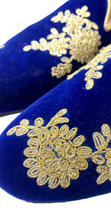 Mocasines Velvet Azul