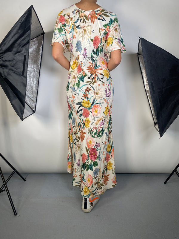 Vestido Maxi Estampado Flores