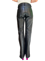 Pantalón Cuero Negro