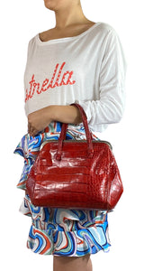 Bolso Rojo Snake