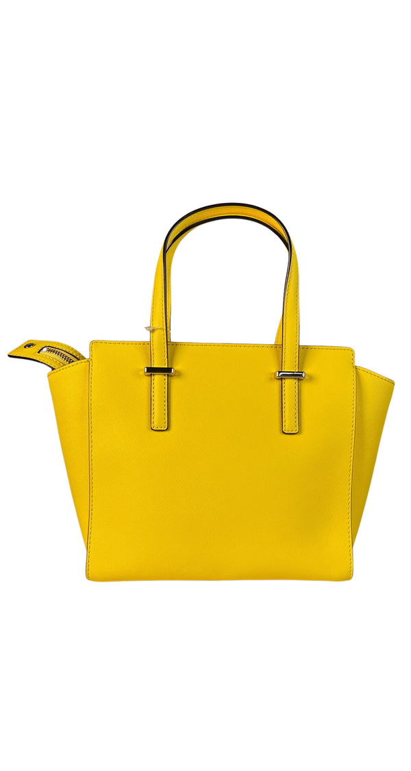 Bolso Amarillo Cuero