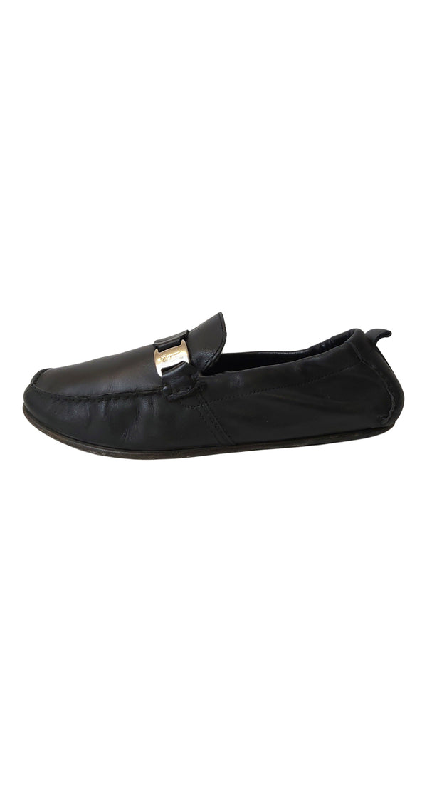 Mocasines Cuero Negros