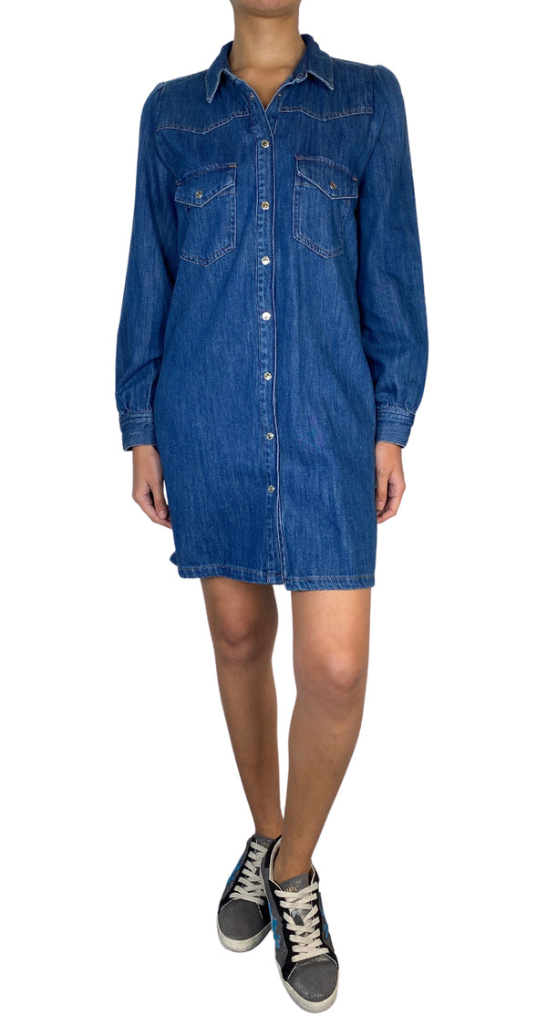 Vestido Camisero Denim