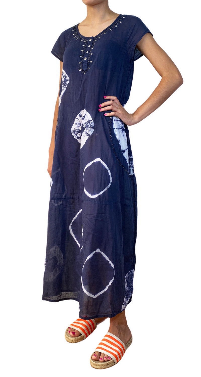 Vestido Azul Tie Dye