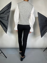 Swaeter Gris y Blanco