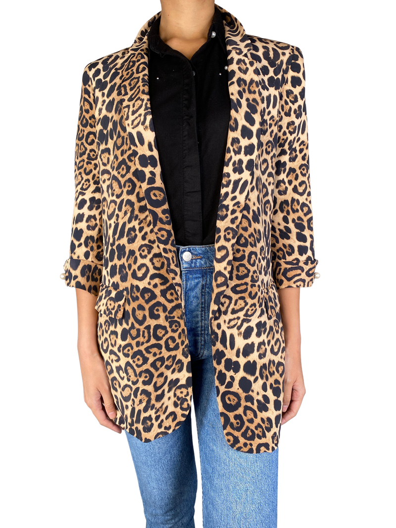 Blazer léopard zara best sale