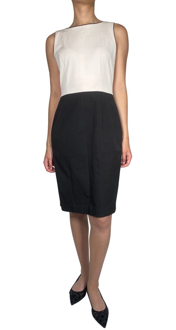 Vestido bicolor