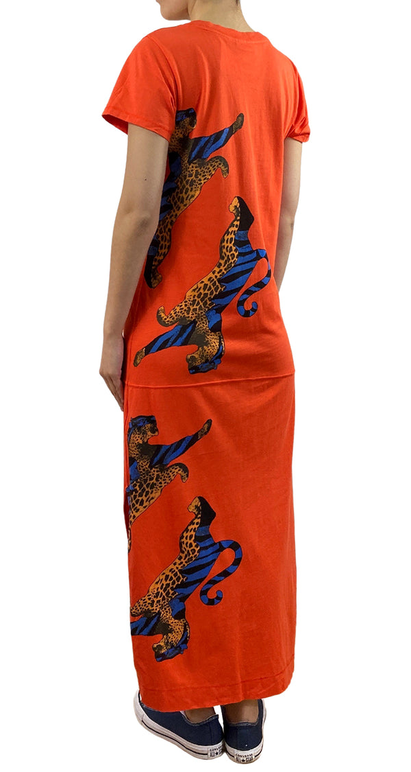 Vestido Tigre Naranja
