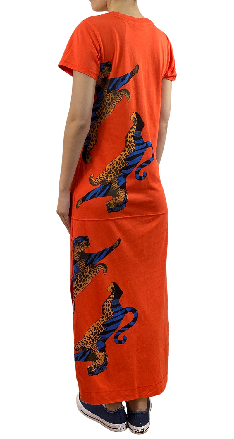 Vestido Tigre Naranja
