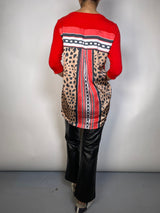 Polera Espalda Animal Print