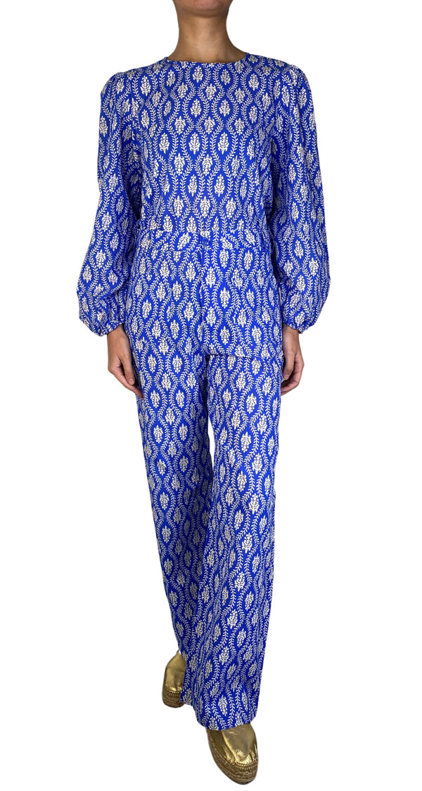 Set Azul Estampado