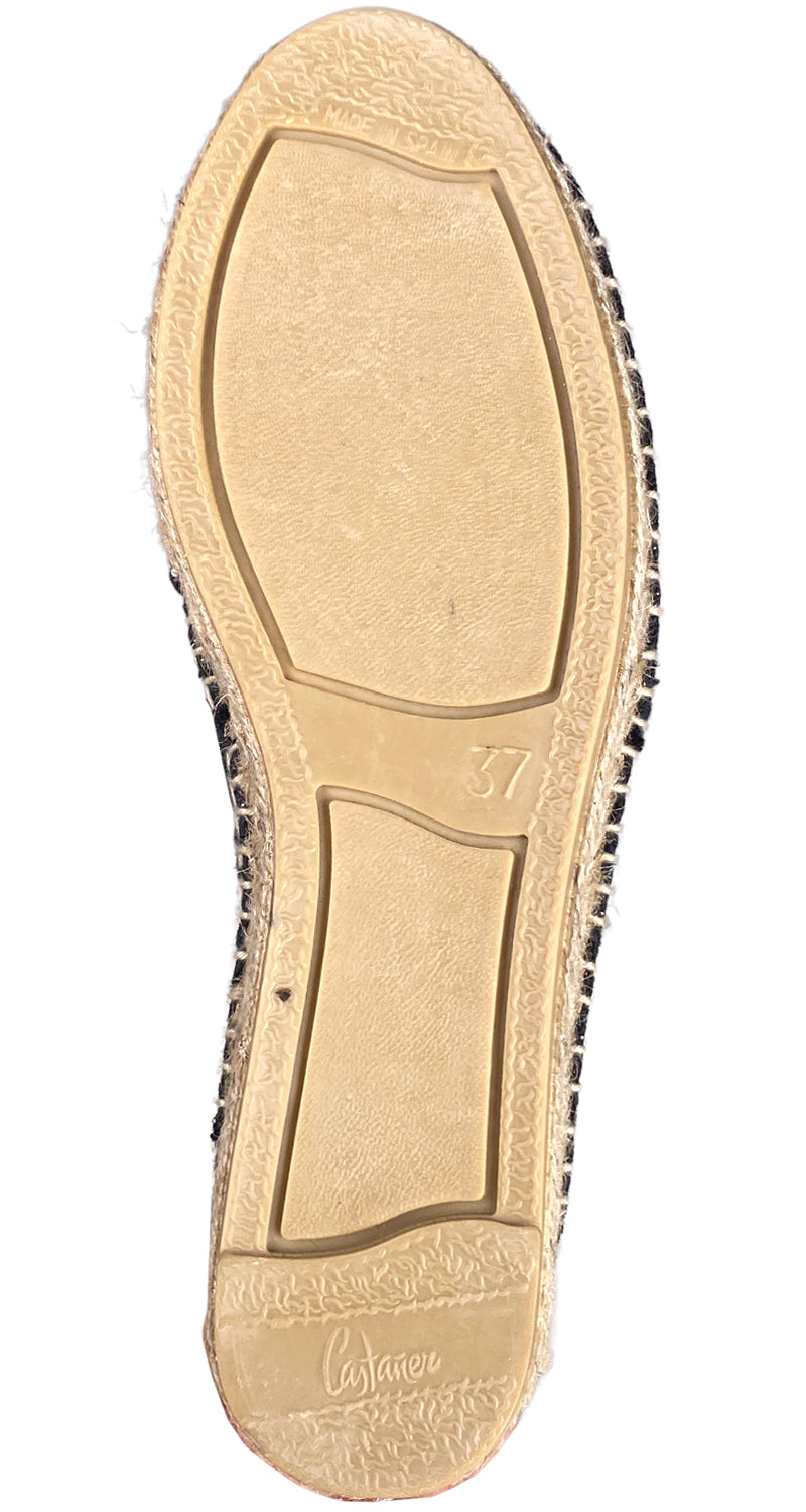 Alpargata Negra Brillos