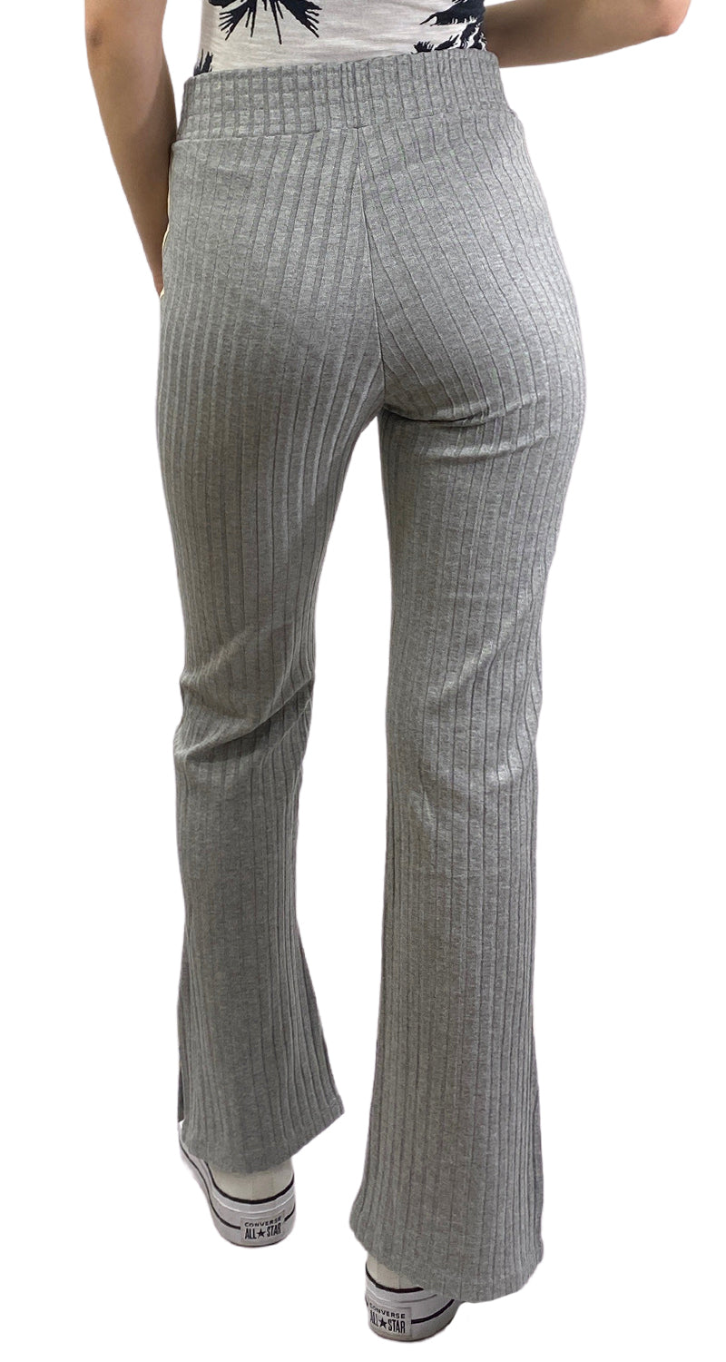 Pantalón Gris Fruncido