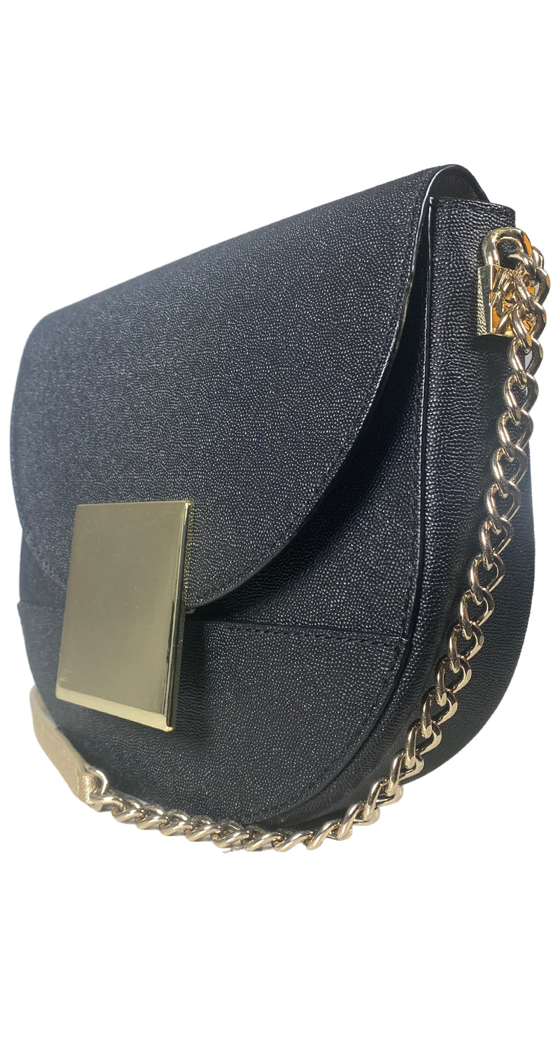 Cartera Cuero Negro