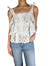 Blusa Broderie Celeste