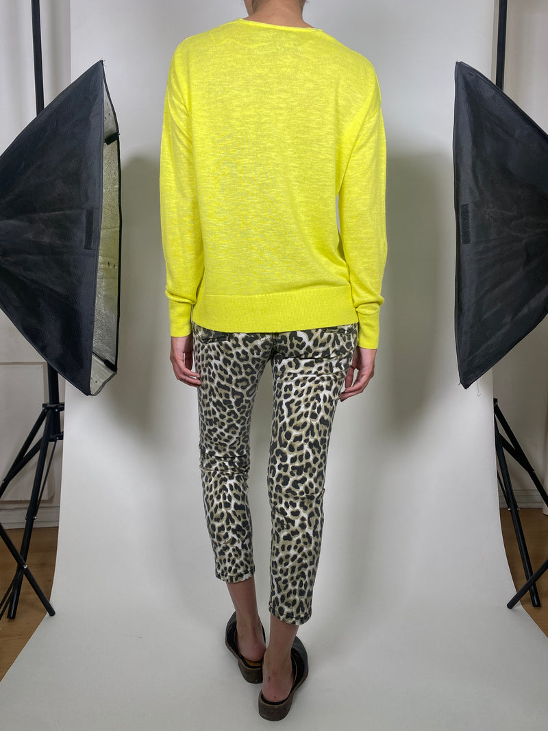 Sweater Amarillo Lino