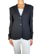 Blazer Lana Negro