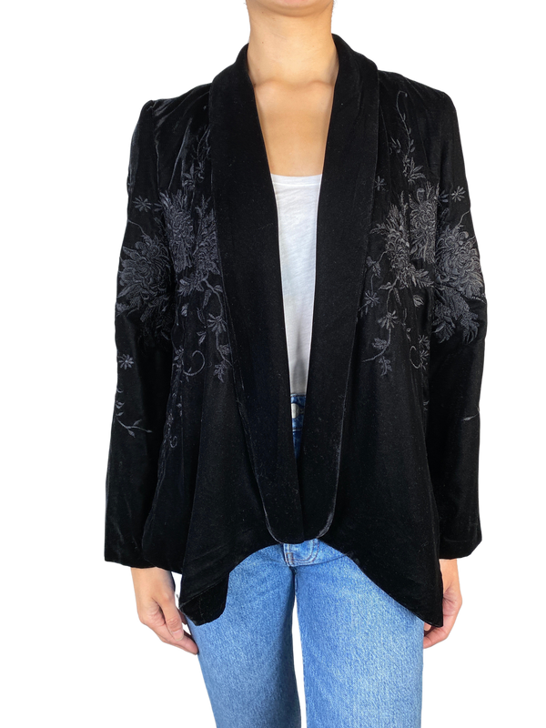 Blazer Velvet Bordado