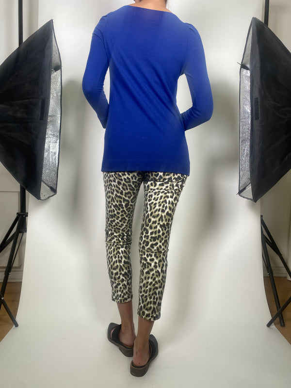 Polera Tejida Azul