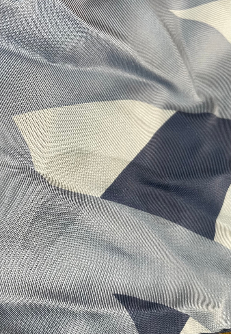 Pañuelo Seda Azul