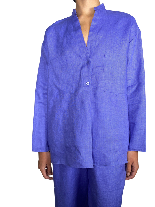 Blusa Lino Morado