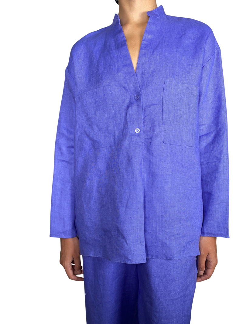 Blusa Lino Morado