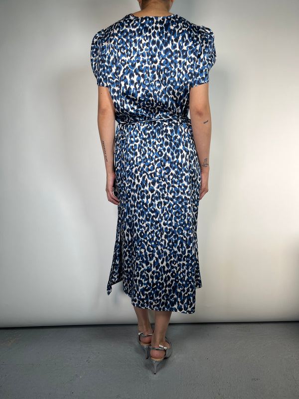 Vestido Leopard Satinado
