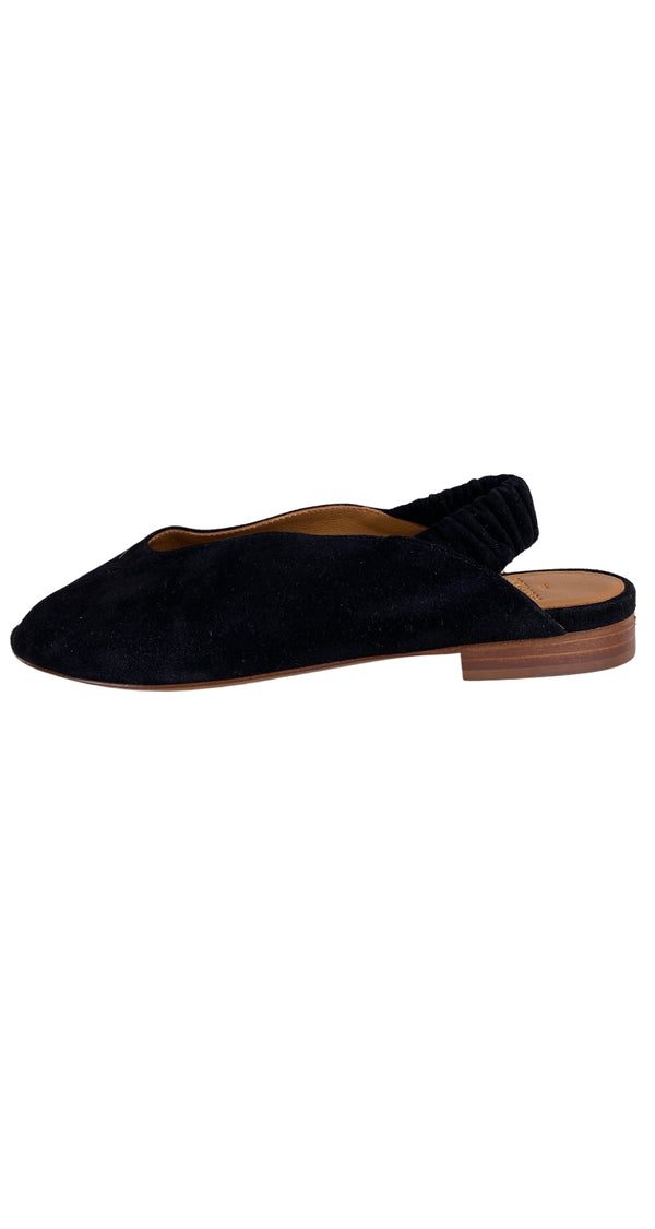 Flats Cuero Negro