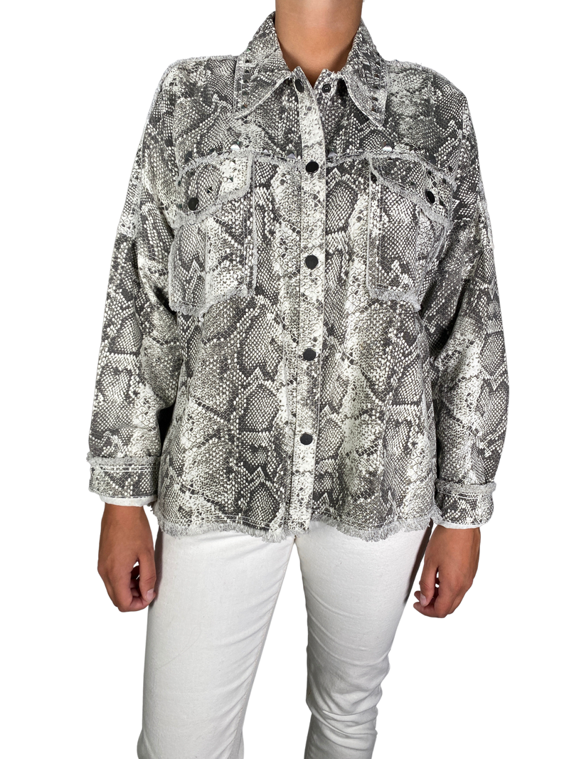 Chaqueta Snake Tachas