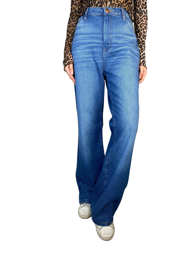 Jeans Tiro Alto