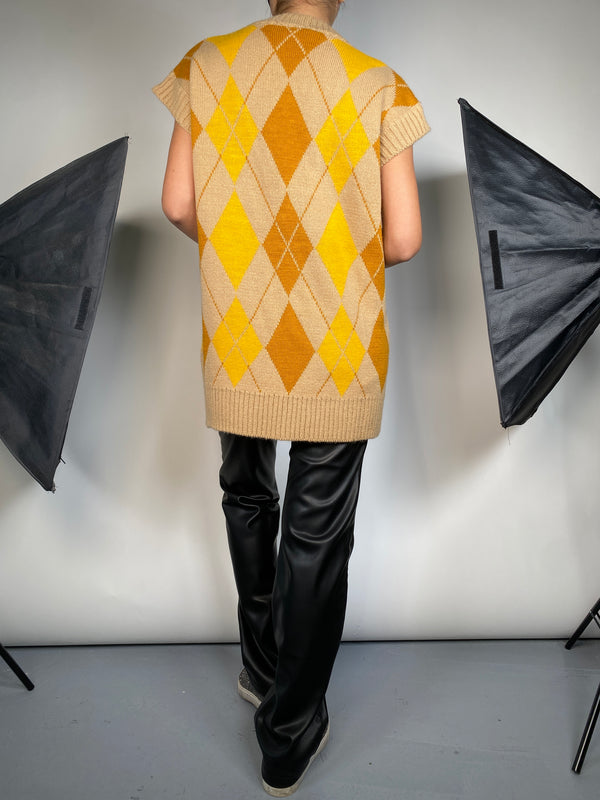 Sweater Tejido Sin Mangas