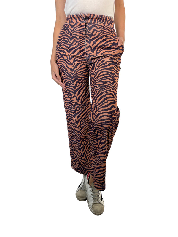 Pantalón Cotelé Animal Print