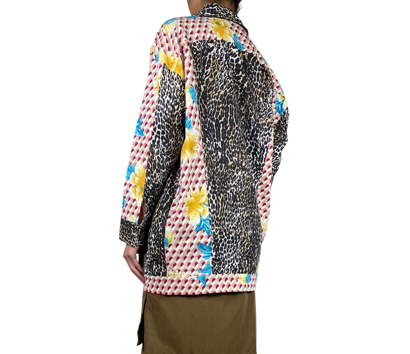 Chaqueta Print Multicolor Oversize