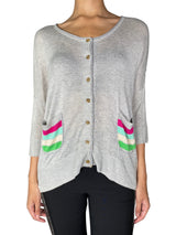 Sweater Gris Abierto