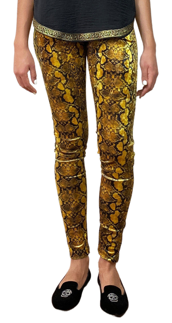 Leggings Animal Print Terciopelo